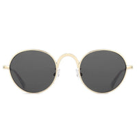 Nylora Grey Small Full Rim Round Sunglasses for Kids — Hashtag Eyewears