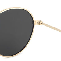 Nylora Grey Small Full Rim Round Sunglasses for Kids — Hashtag Eyewears
