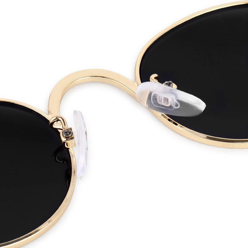 Nylora Grey Small Full Rim Round Sunglasses for Kids — Hashtag Eyewears