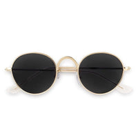 Nylora Grey Small Full Rim Round Sunglasses for Kids — Hashtag Eyewears