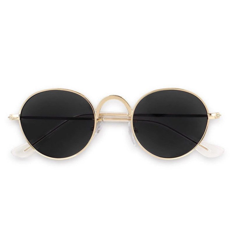 Nylora Grey Small Full Rim Round Sunglasses for Kids — Hashtag Eyewears