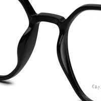 Nymora Black Medium Full Rim Hexagonal Clip-on for Men — Hashtag Eyewears