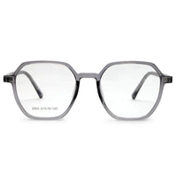 Nymora Grey Medium Full Rim Hexagonal Clip-on for Men — Hashtag Eyewears