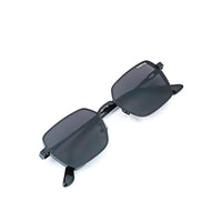 Nyxora Black Medium Full Rim Rectangle Sunglasses for Men & Women — Hashtag Eyewears