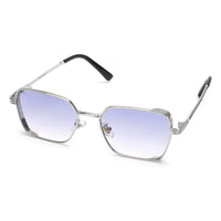 Nyxora Silver Medium Full Rim Rectangle Sunglasses for Men & Women — Hashtag Eyewears