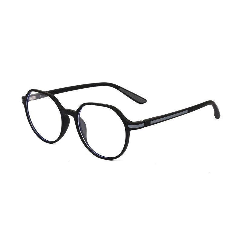 Optibul Black Medium Full Rim Square Computer Glasses for Men & Women — Hashtag Eyewears