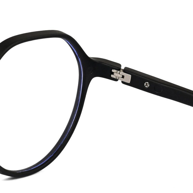 Optibul Black Medium Full Rim Square Computer Glasses for Men & Women — Hashtag Eyewears
