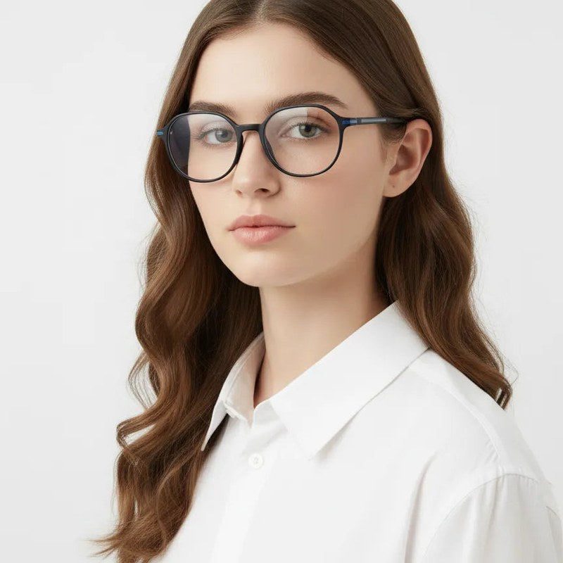 Optibul Black Medium Full Rim Square Computer Glasses for Men & Women — Hashtag Eyewears