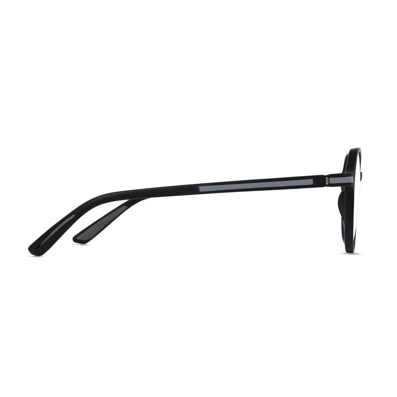 Optibul Black Medium Full Rim Square Computer Glasses for Men & Women — Hashtag Eyewears