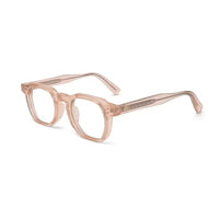 OptiShift | Transparent Cream Medium Full Rim Square Computer Glasses for Men & Women [Photochromic]