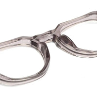 OptiShift | Transparent Grey Medium Full Rim Square Computer Glasses for Men & Women [Photochromic]