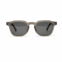 OptiShift | Transparent Light Green Medium Full Rim Square Computer Glasses for Men & Women [Photochromic]