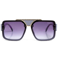 Orbis Gradient Blue Large Full Rim Square Sunglasses for Men — Hashtag Eyewears