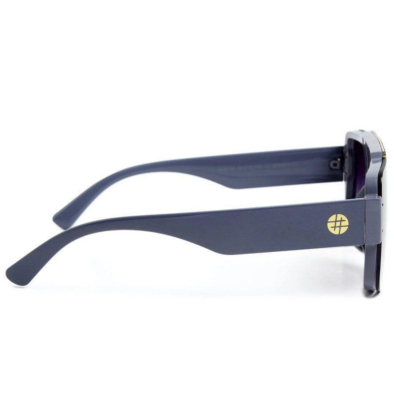 Orbis Gradient Blue Large Full Rim Square Sunglasses for Men — Hashtag Eyewears