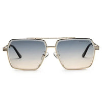 Orbital | Golden Black Medium Full Rim Rectangle Sunglasses for Men & Women [UV-protected]