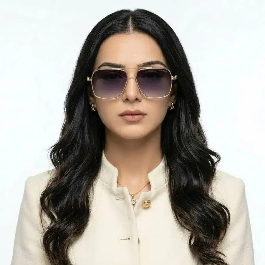 Orbital | Gradient Green Medium Full Rim Rectangle Sunglasses for Men & Women [UV-protected]