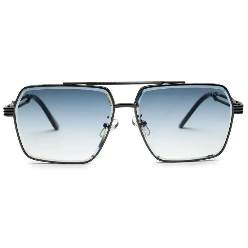 Orbital | Gradient Grey Medium Full Rim Rectangle Sunglasses for Men & Women [UV-protected]