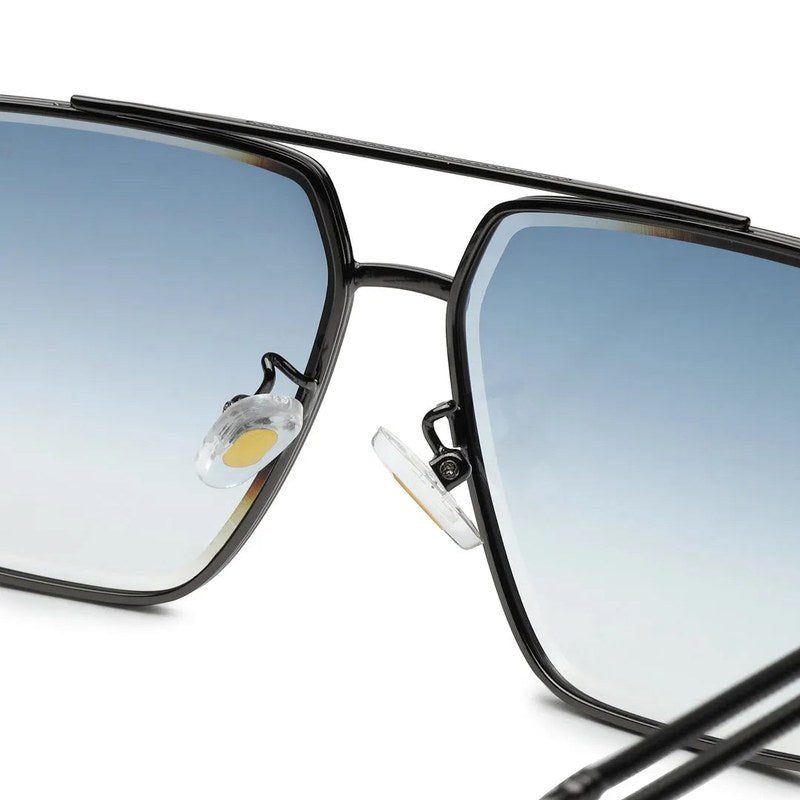 Orbital | Gradient Grey Medium Full Rim Rectangle Sunglasses for Men & Women [UV-protected]