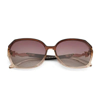 Orya | Brown Gold Medium Full Rim Butterfly Sunglasses for Women [Polarized]