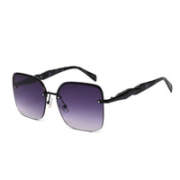 Parion Black Medium Full Rim Pentagon Sunglasses for Women — Hashtag Eyewears