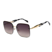 Parion Golden Medium Full Rim Pentagon Sunglasses for Women — Hashtag Eyewears