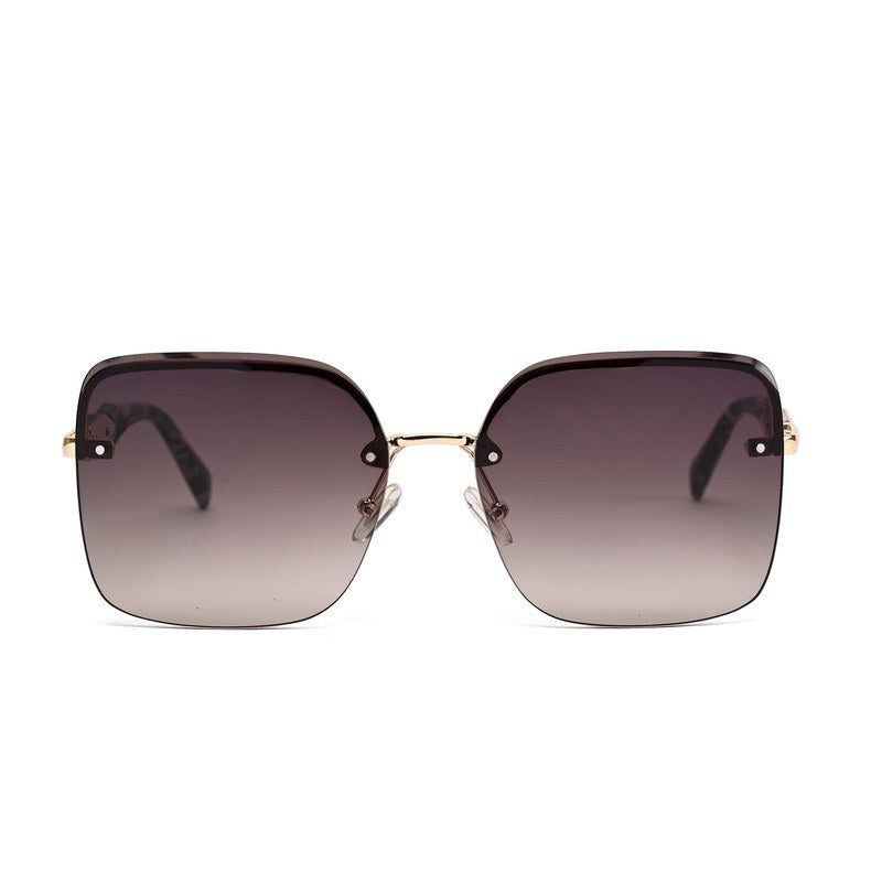 Parion Golden Medium Full Rim Pentagon Sunglasses for Women — Hashtag Eyewears