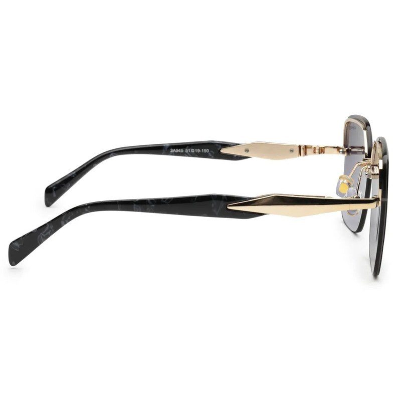 Parion Gradient Black Medium Full Rim Oversized Sunglasses for Women — Hashtag Eyewears