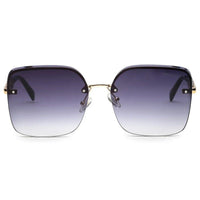 Parion Gradient Black Medium Full Rim Oversized Sunglasses for Women — Hashtag Eyewears