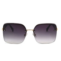 Parion Gradient Brown Medium Full Rim Pentagon Sunglasses for Women — Hashtag Eyewears