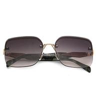 Parion Gradient Brown Medium Full Rim Pentagon Sunglasses for Women — Hashtag Eyewears