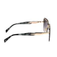 Parion Gradient Brown Medium Full Rim Pentagon Sunglasses for Women — Hashtag Eyewears