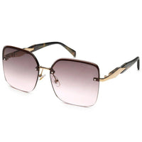 Parion Gradient Brown & Pink Medium Full Rim Oversized Sunglasses for Women — Hashtag Eyewears