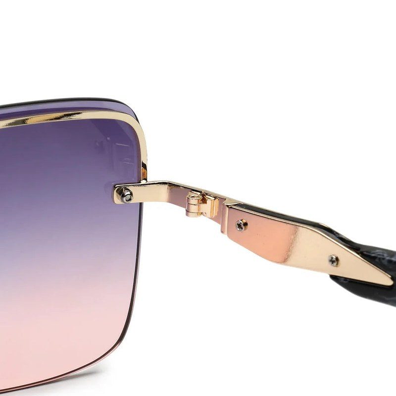 Parion Gradient Purple & Pink Medium Full Rim Oversized Sunglasses for Women — Hashtag Eyewears