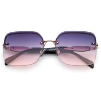 Parion Gradient Purple & Pink Medium Full Rim Oversized Sunglasses for Women — Hashtag Eyewears