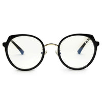 Photogrey Black & Golden Medium Full Rim Round Sunglasses for Men & Women — Hashtag Eyewears