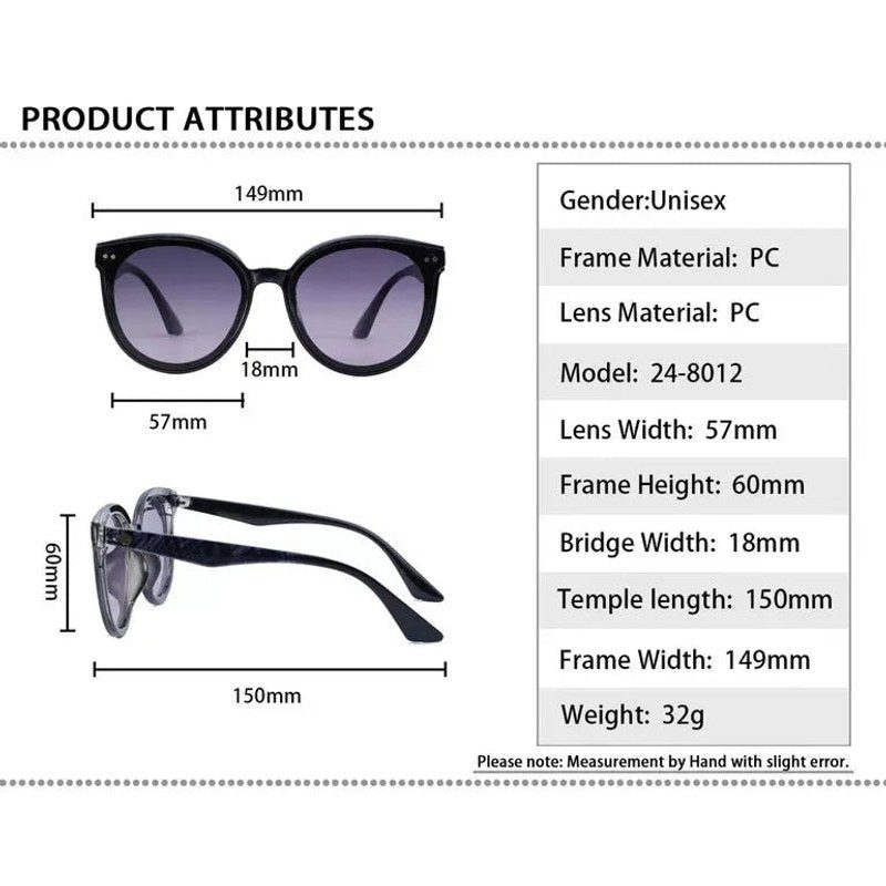 Pinnacle Black Purple Texture Medium Full Rim Round Sunglasses for Men & Women — Hashtag Eyewears