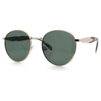 Platinum | Green Medium Full Rim Oval Sunglasses for Men & Women [UV-protected]