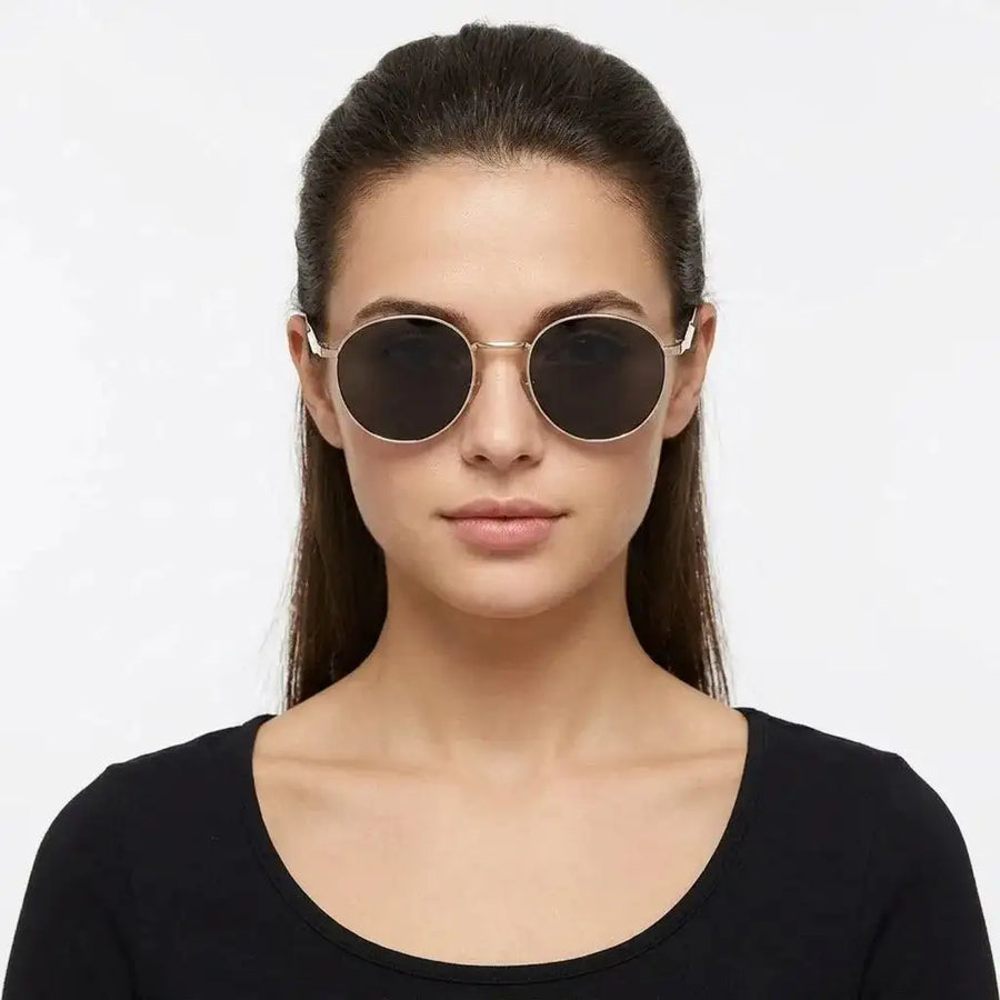 Platinum | Grey Medium Full Rim Oval Sunglasses for Men & Women [UV-protected]