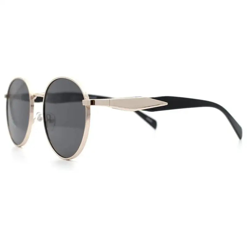 Platinum | Grey Medium Full Rim Oval Sunglasses for Men & Women [UV-protected]