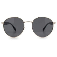 Platinum | Grey Medium Full Rim Oval Sunglasses for Men & Women [UV-protected]