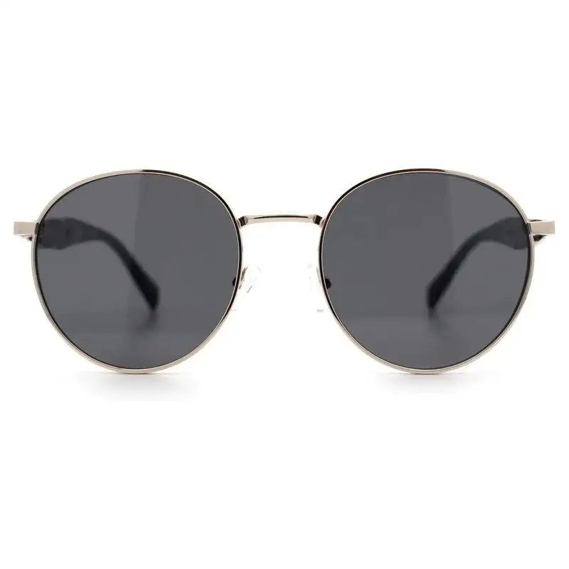 Platinum | Grey Medium Full Rim Oval Sunglasses for Men & Women [UV-protected]