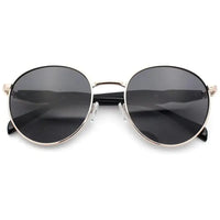 Platinum | Grey Medium Full Rim Oval Sunglasses for Men & Women [UV-protected]