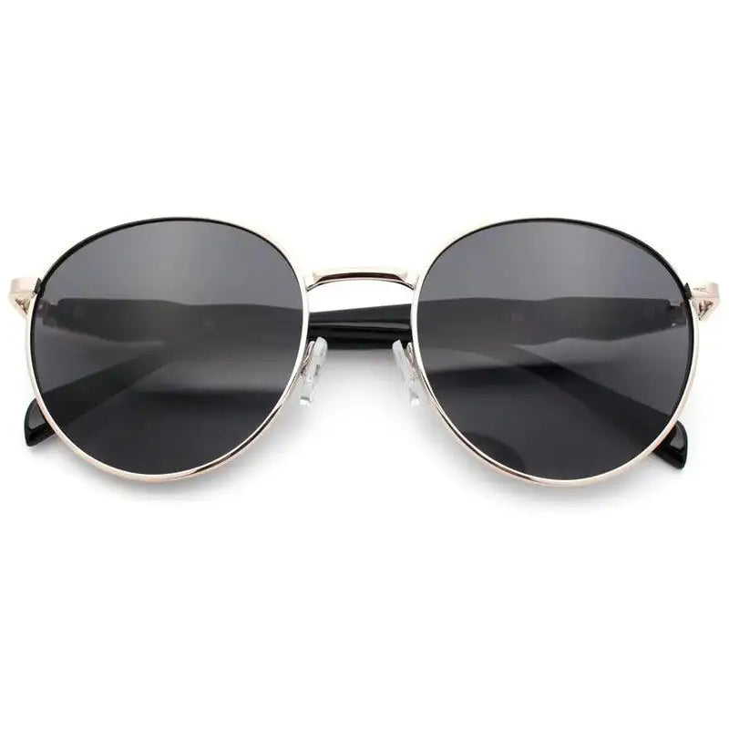Platinum | Grey Medium Full Rim Oval Sunglasses for Men & Women [UV-protected]