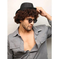 Prismara Black Small Full Rim Oval Sunglasses for Men & Women — Hashtag Eyewears