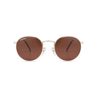 Prismara Brown Small Full Rim Oval Sunglasses for Men & Women — Hashtag Eyewears