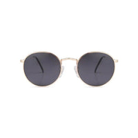 Prismara Golden Black Small Full Rim Oval Sunglasses for Men & Women — Hashtag Eyewears