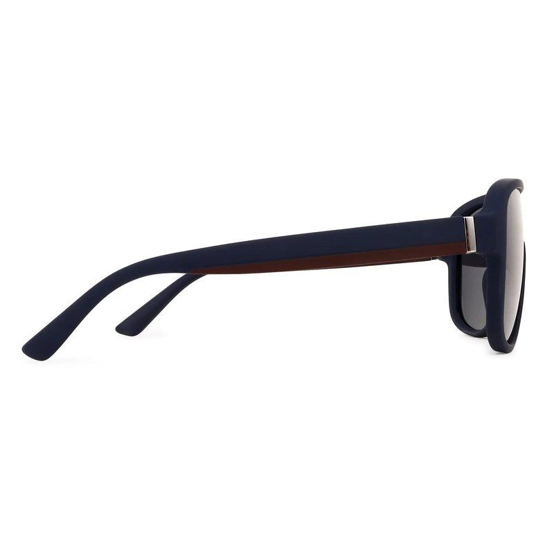 Quasor Blue Extra-Large Full Rim Shield Sports Sunglasses for Men & Women — Hashtag Eyewears