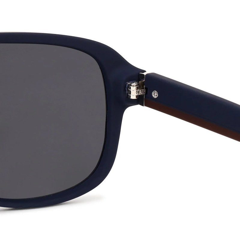 Quasor Blue Extra-Large Full Rim Shield Sports Sunglasses for Men & Women — Hashtag Eyewears