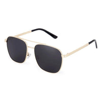 Quivion Golden Large Full Rim Square Sunglasses for Men — Hashtag Eyewears
