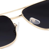 Quivion Golden Large Full Rim Square Sunglasses for Men — Hashtag Eyewears